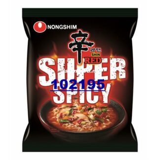 NONGSHIM Instant noodle RED Shin Mi Korea x-tra cay 1x120g KR